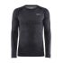 Craft Core Wool Merino LS Tee – Bluză strat de bază cu lână merinos - Negru