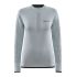 Craft ADV Warm Intensity LS W – Bluză strat de bază caldă - Roșu (421447)