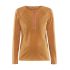 Craft PRO Trail Wind LS Tee W – Bluză de alergare trail anti-vânt - Portocaliu