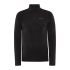 Craft ADV Wool Merino HZ – Bluză strat de bază cu merinos și fermoar scurt - Negru