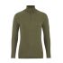 Craft ADV Wool Merino HZ – Bluză strat de bază cu merinos și fermoar scurt - Negru