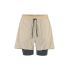 Craft Hypervent 2-in-1 Shorts – Pantaloni scurți de alergare 2 în 1 - Bej