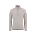 Craft Wool 95 HZ LS – Bluză strat de bază din lână merinos 95% cu fermoar scurt - Gri