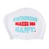 Finis - casca inot - Long Hair Silicone - pentru par lung - Alb