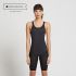 Finis - costum concurs inot dama - Fuse Openback Kneeskin - Negru simplu