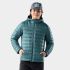 Geacă Smartwool Winterloft Hooded - turcoaz Dusty Teal | Merino
