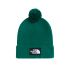 Căciulă cu pompon The North Face Logo Box Pom - negru Black | pompon detașabil