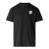 Tricou The North Face Evolution Box Half Dome Regular pentru bărbați - negru Black | bumbac și poliester