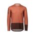 Tricou ciclism MTB POC MTB Pure LS Jersey - Granite Grey/Zink Orange