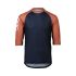 Tricou ciclism MTB POC MTB Pure 3/4 Jersey - Ammolite Coral/Hydrogen White