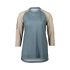 Tricou ciclism MTB POC MTB Pure 3/4 Jersey W - Calcite Blue/Light Sandstone Beige