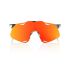 Ochelari ciclism 100% Hypercraft - Black Chrome / HiPER Red Mirror