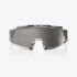 Ochelari ciclism 100% Korbin X - Gloss Black Chrome / HiPER Silver Mirror