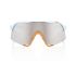 Ochelari ciclism 100% S3 - Total Energies Team Matte White / Metallic Blue / HiPER Blue Multilayer Mirror Lens