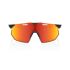 Ochelari ciclism 100% Hypercraft SQ - Soft Tact Black / HiPER Red Multilayer Mirror Lens