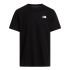 Tricou The North Face Evolution Box NSE Regular pentru bărbați - negru Black | White | poliester reciclat