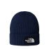 Căciulă The North Face Logo Box Cuffed - maro Smokey Brown | material 100% reciclat