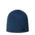 Căciulă The North Face Jim - albastru Shady Blue Heather | lână și bandă interioară din fleece