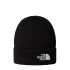 Căciulă The North Face Logo Box Cuffed - maro Smokey Brown | material 100% reciclat