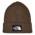 Căciulă The North Face Logo Box Cuffed - maro Smokey Brown | material 100% reciclat