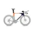 Orbea ORDU OMX (2027) - cadru șosea triatlon - Halo Silver - Tanzanite C. View - Orange Cloud (Gloss)