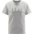Haglöfs Camp Tee W – Tricou din bumbac organic - Gri deschis Stone Grey