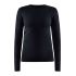 Craft Core Dry Active Comfort LS W – Bluză strat de bază - Negru (999000)